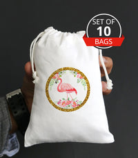 Flamingo Baby Shower Party Favor | Flamingo Theme Gift Bags