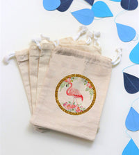 Flamingo Baby Shower Party Favor | Flamingo Theme Gift Bags