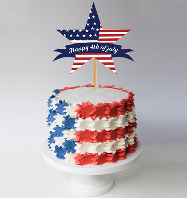 4 Th Of July Cake Topper Ideas | Fourth Of July Cake Decorations