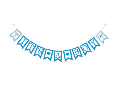 Baby Shower Elephant Theme Boy Decorations | Baby Shower Banner