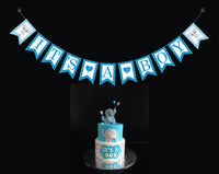 Baby Shower Elephant Theme Boy Decorations | Baby Shower Banner