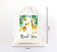 Animal Theme Birthday Favor Bags