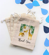 Animal Theme Birthday Favor Bags