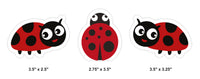 Lady Bug Cup Cake Topper | Lady Bug Party Supplies