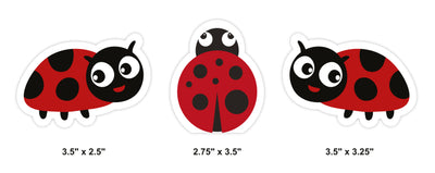 Lady Bug Cup Cake Topper | Lady Bug Party Supplies