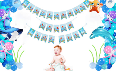 Under The Sea Baby Shower Ideas | Girl Baby Shower Banners