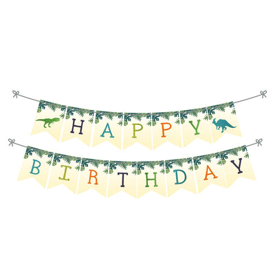 Dinosaur Themed Party Supplies - Birthday Banner