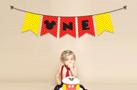 Ideas for Mickey Mouse 1st Birthday Party - Banner