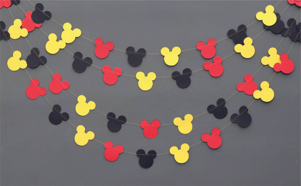 Minnie Mouse Garland | Minnie Mouse Baby Shower Decoration Ideas