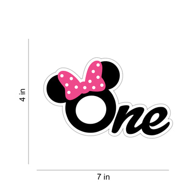 Minnie Mouse Birthday Cake Topper | Happy Birthday Cake Topper