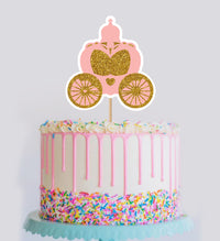 Princess Cake Topper |  Pink 1st Birthday Decor