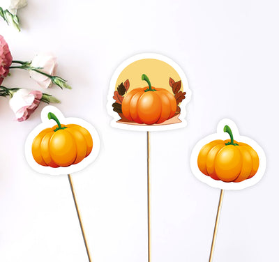 Baby Shower Party Supplies | Pumpkin Theme Centerpieces for Baby Shower