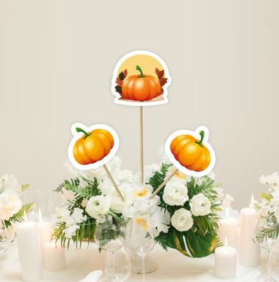 Baby Shower Party Supplies | Pumpkin Theme Centerpieces for Baby Shower