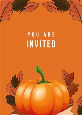 Baby Shower Party Supplies | Pumpkin Theme Baby Shower Invitations