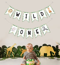 wild one highchair banner