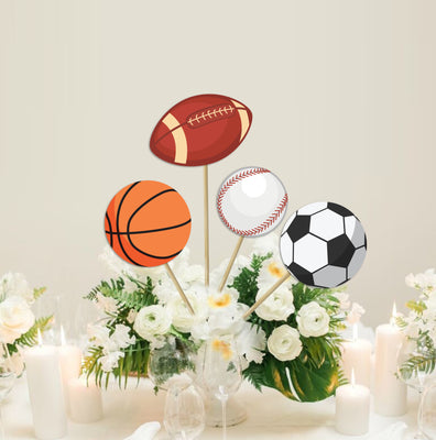 Sports Birthday Table Decorations | Sports Party Centerpieces Ideas