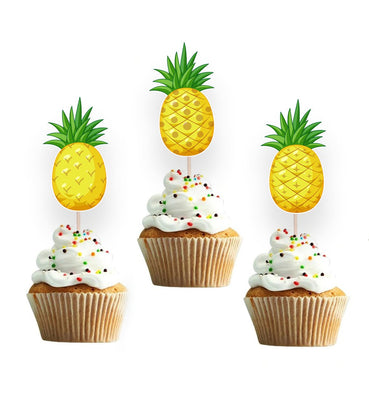Aloha Party Cupcake Topper | Hawaiian Baby Shower Cake Decorations