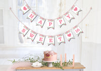 Sweet 16 Ideas Party - Birthday Banner