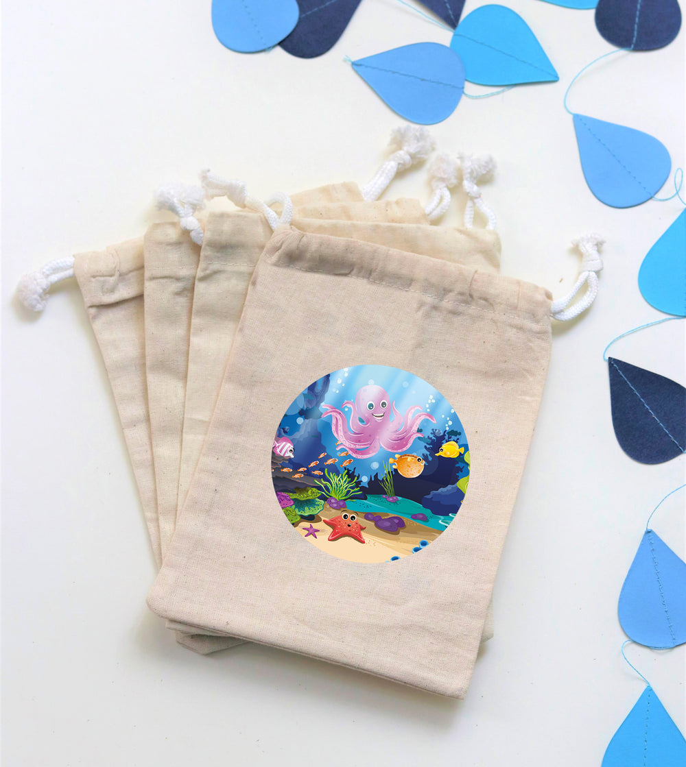 Under the Sea Baby Shower Favor Bag Party Supplies