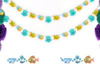 Under the Sea Baby Shower Garland Decor | Girl Baby Shower Party Supplies