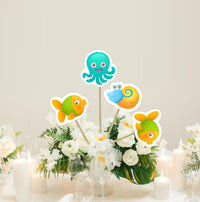 Under The Sea Baby Shower Theme Girl Table Decors | Centerpieces For Baby Shower