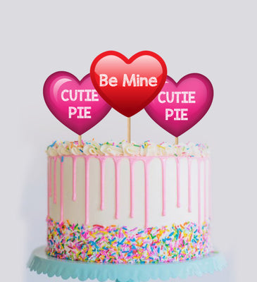 Valentines Decor Ideas | Valentines Cake Topper