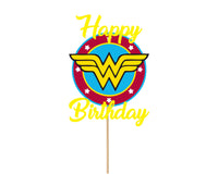 Wonder Woman Party Decoration | Wonder Woman Cake Topper