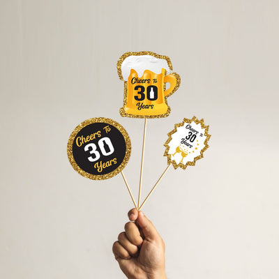 30th Birthday Party Table Decorations | Centerpieces for Birthday Party