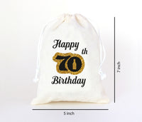 70th Birthday Party Favor Bags |  Birthday Goodie Bags