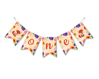 Woodland First Birthday Party - Banner
