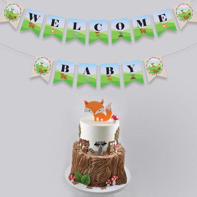 Woodland Baby Shower Banner | Woodland Baby Shower Theme