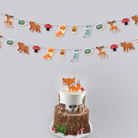 Woodland Themed Birthday Decorations | Birthday Theme Garlands