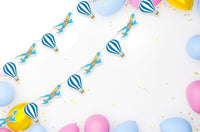 Adventure Awaits Travel Theme Birthday Party Garland Decorations | Travel Garland