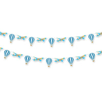 Adventure Awaits Travel Theme Birthday Party Garland Decorations | Travel Garland