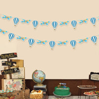 Adventure Awaits Travel Theme Birthday Party Garland Decorations | Travel Garland