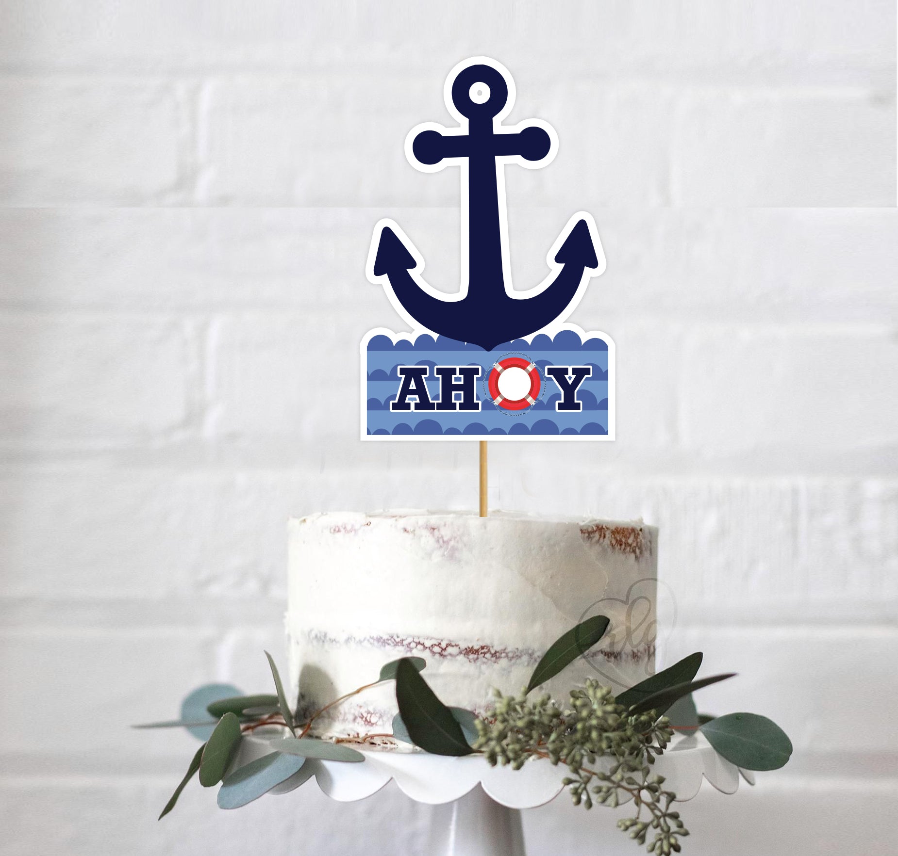 BOAO 2 Pieces Ship Faced Banner Glitter Nautical Hanging Banner With  Glitter Anchor Cake Topper For Nautical Sailor Theme Birthday Bachelorette  Party Decoration UAE | Dubai, Abu Dhabi