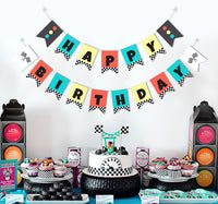 car birthday banner