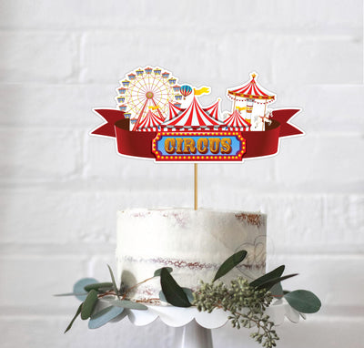 Carnival Party | Circus Cake Toppers