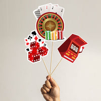 Casino Birthday Party Centerpiece | Casino Birthday Party Decoration Ideas