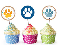 Happy Gotcha Day Doggy Cupcake Topper