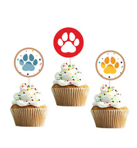 Happy Gotcha Day Doggy Cupcake Topper