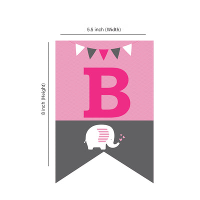 Elephant Birthday Party Supplies | Elephant Happy Birthday Banner Ideas