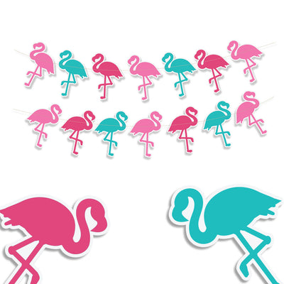 Flamingo Theme Garland | Flamingo Garland for Girl Birthday