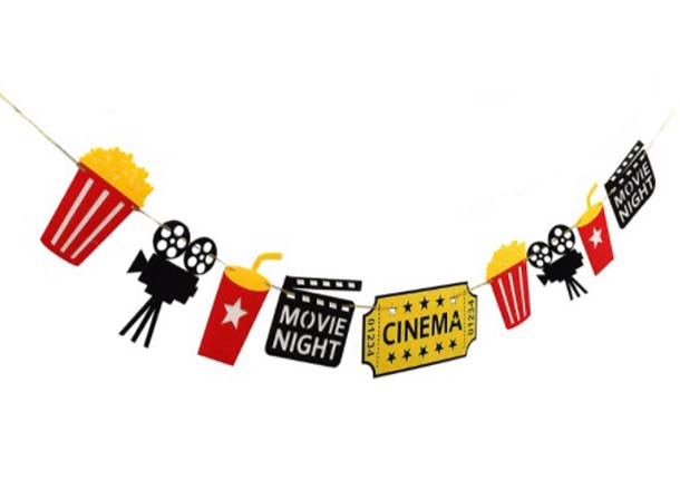 Hollywood Birthday Party Decorations | Hollywood Birthday Party Garland