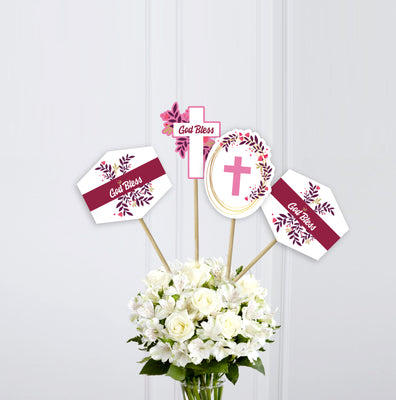 Ideas for Baptism Centerpieces | Centerpieces for Baptism