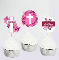 Baptism Cupcake Topper | Cupcake Toppers for Baptism