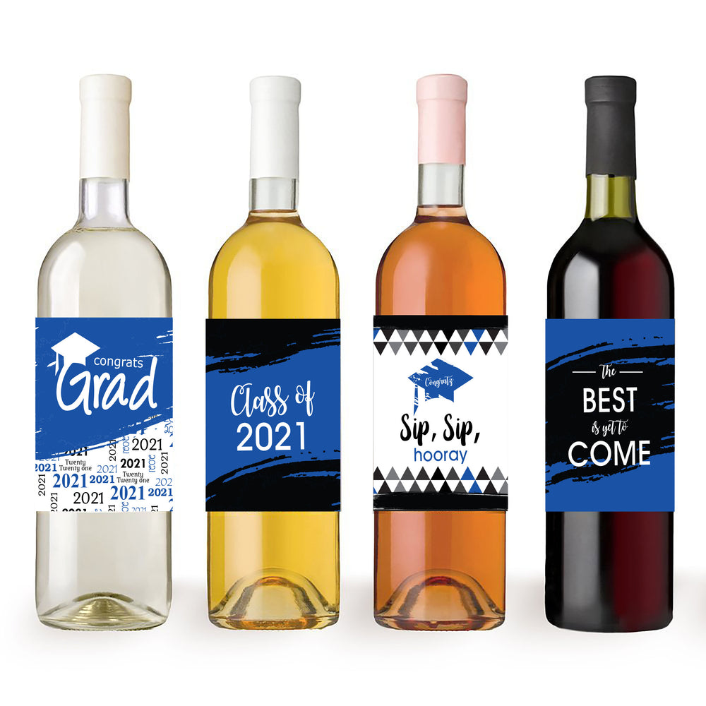 Graduation Wine Label | Party Supplies For Graduation