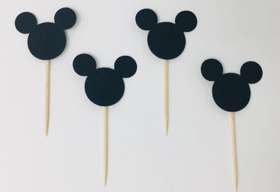 Mickey Mouse Cupcake Toppers Party |Mickey Mouse Boy Cupcake Toppers