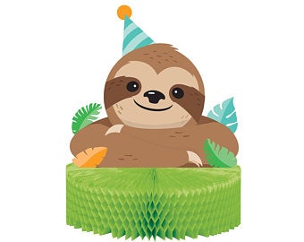 Sloth Theme Birthday Decoration  | Centerpieces Birthday Tables Ideas