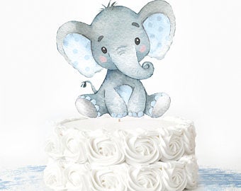 Elephant Themed Birthday Decorations | Elephant Theme Centerpiece